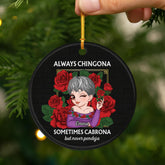 5725OUS2 personalized gifts for her chingona ceramic christmas ornaments 5725O8ZAA