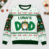 5727WUS2 personalized cat gifts for humans ugly christmas sweater cat 5727WTTZD