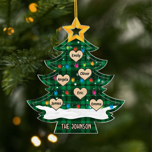 5745OUS1 custom family gifts acrylic christmas tree ornaments with names 5745O6VMI