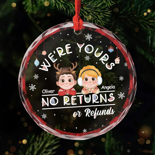 5757OUS1 personalized gifts for kids were yours glass christmas ornament 5757O3QQA