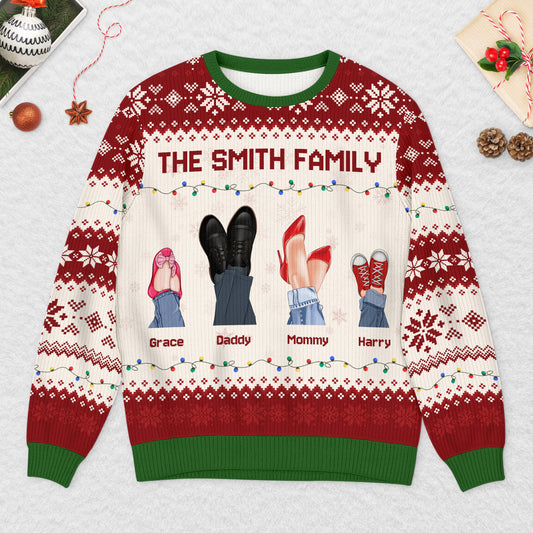 5761WUS2 personalized gifts for family family name ugly christmas sweater 5761W8ZNI