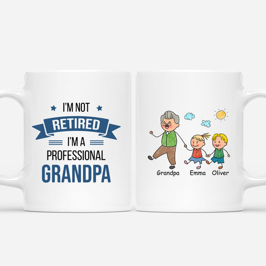 5768MUS1 personalized retirement gifts grandma mug with grandkids names 5768M8ZAB
