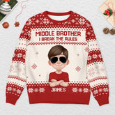 5770WUS2 custom ugly christmas sweater funny gifts for sister brother 5770W8VNA