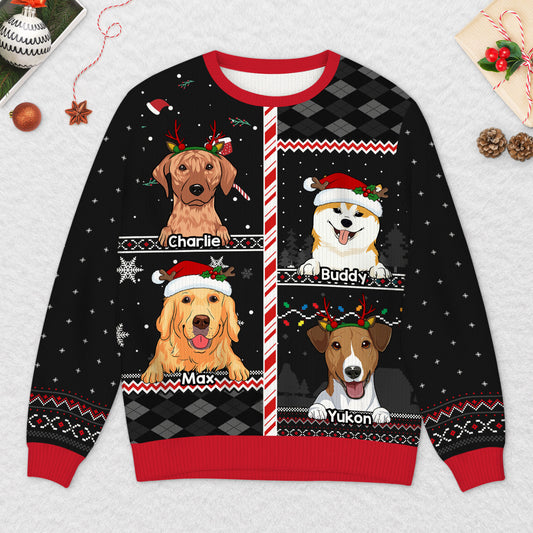 5772WUS2 customized gifts for cat lovers cat ugly christmas sweater 5772WKYAC