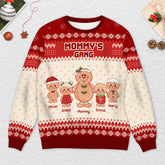 5775WUS2 custom gifts for dad gingerbread man ugly christmas sweater 5775WKQTB