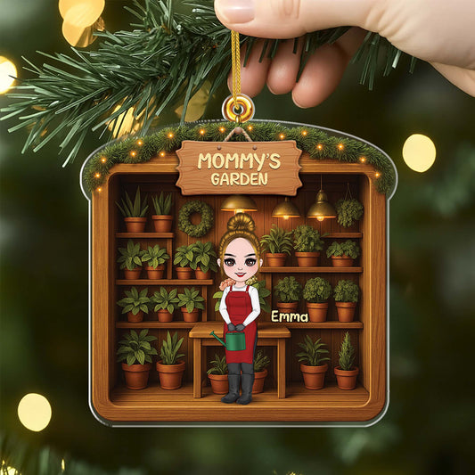 5805OUS2 3d printing effect custom acrylic christmas ornaments gardening gifts for grandma_ 5805OKQQH