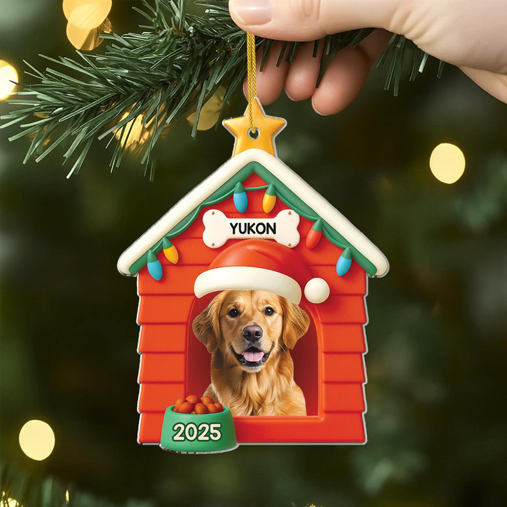 5824OUS2 3d printing effect custom dog lover gifts acrylic photo christmas ornaments 5824OKZCC min