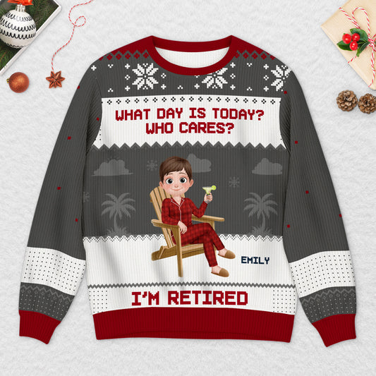 5829WUS2 funny ugly christmas sweater personalized retirement gifts_ 5829W6QCA