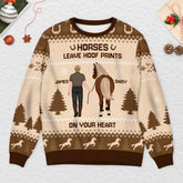 5830WUS2 horse ugly christmas sweater personalized gifts for horse lovers 5830W6TNA