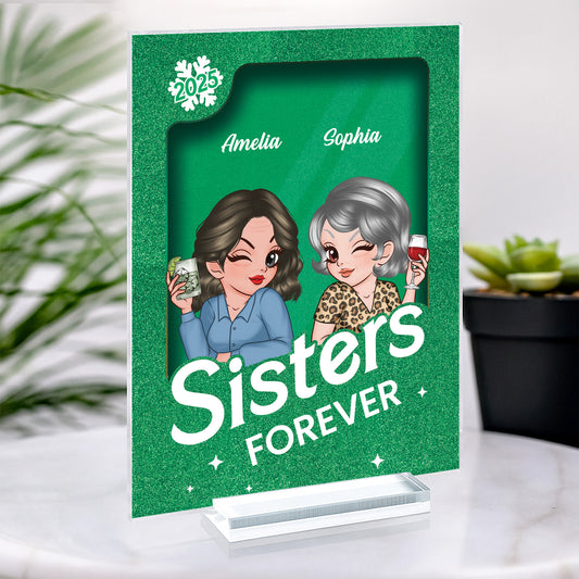 5832RUS2 besties forever acrylic plaque with stand custom gifts for friends 5832R8MAF