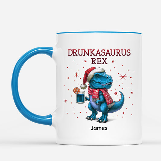 5834MUS2 custom christmas gifts for alcohol lovers drunkasaurus rex mug 5834M3VTB
