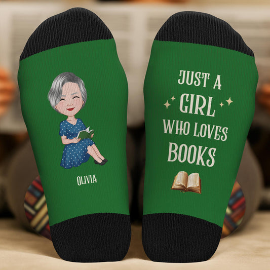 5849JUS2 just one more chapter socks personalized book lovers gifts for her 5849J8VAA