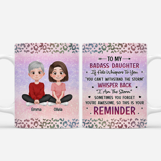 5868MUS1 custom birthday gifts for daughter to my badass daughter mug 5868M8ZMA