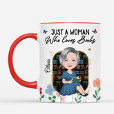 5874MUS2 just a girl who loves books mug custom gifts for book lovers 5874MTTMA