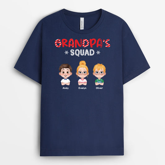 5880AUS2 santa squad shirt personalized christmas gifts for grandparents 5880ATLAA