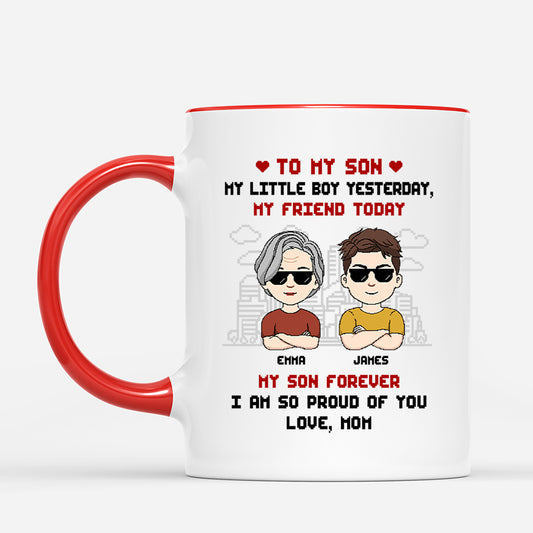 5893MUS2 to my son mug personalized gifts for son from dad 5893M6HTB