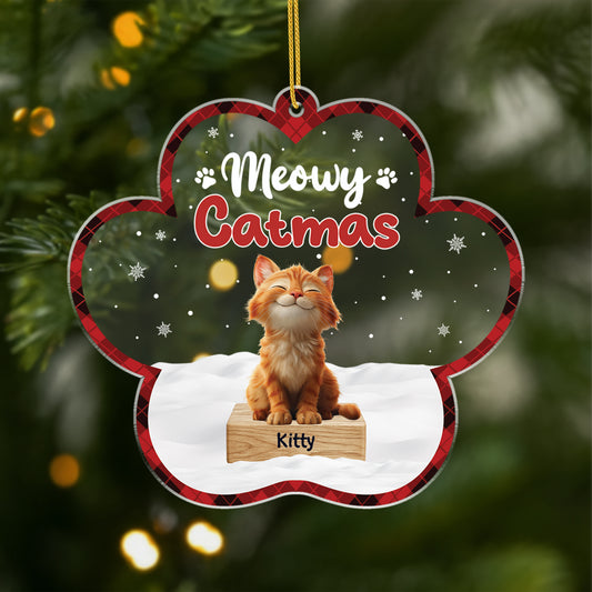 5897OUS1 custom cat christmas ornaments_ acrylic gifts for cat lovers 5897OKZZD