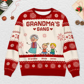 5919WUS2 personalized gifts for grandpa grandpa gang ugly christmas sweater 5919WKMNB
