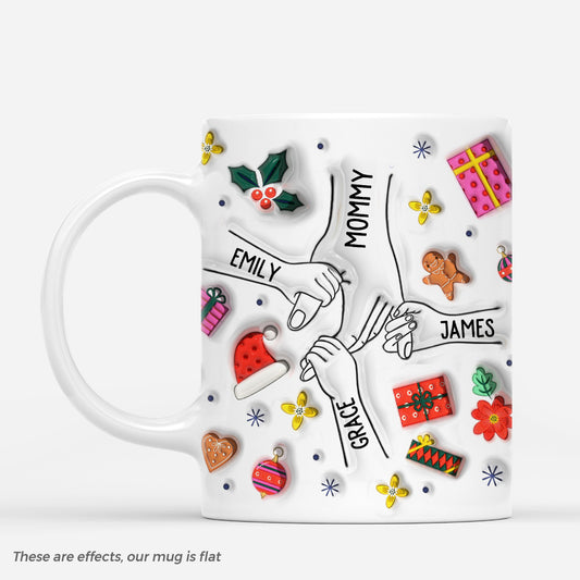 5926MUS1 3d printing effect personalized christmas mug gifts for mom grandma 5926MKZAA