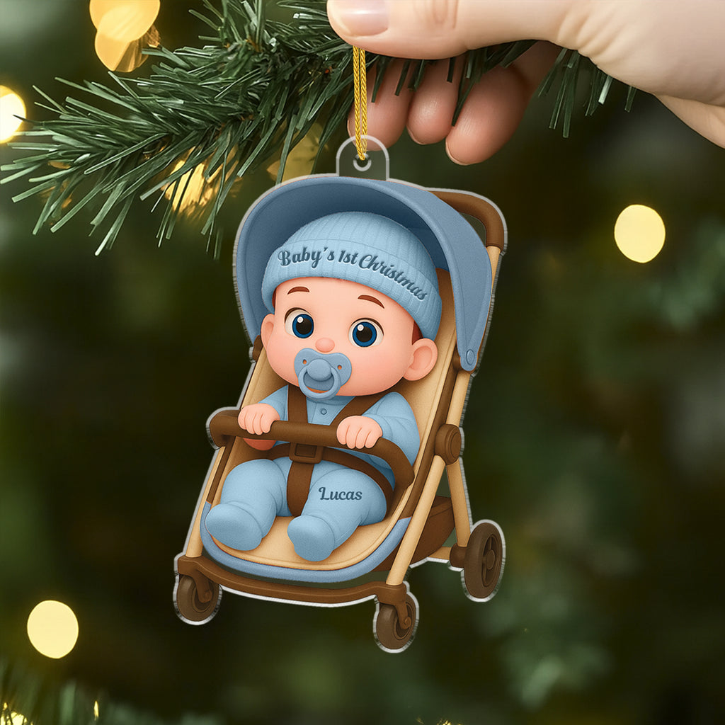 5941OUS2 3d printing effect acrylic christmas ornaments for newborns babys first xmas gifts 5941O8TZK