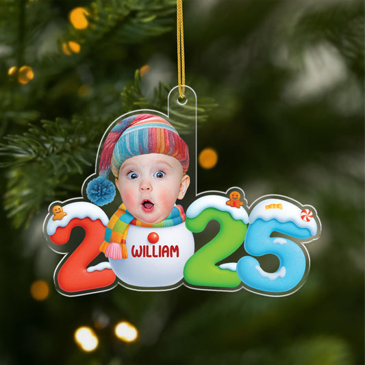 5946OUS1 3d printing effect acrylic xmas ornaments personalized gifts for kids 5946OKVQK