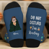 5960JUS2 do not disturb im reading socks personalized book lover gifts 5960J8MAA