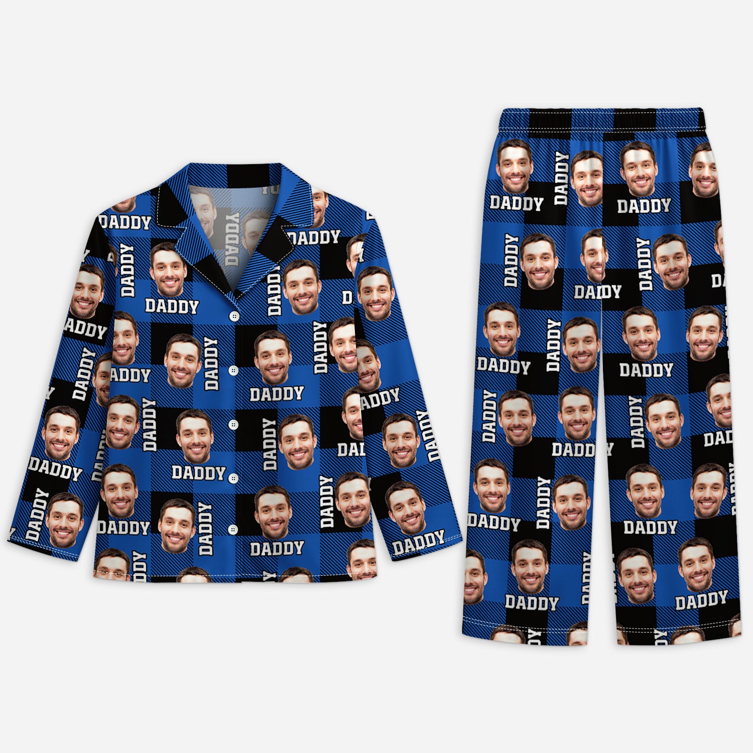 5962VUS1 custom pajamas with photo christmas gifts for him her 5962VTVCA