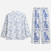 5970VUS2 blue toile dog pajamas personalized gifts for dog lovers 5970VKMTC