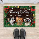 5974DUS2 meowy catmas doormat custom christmas gifts for cat lovers 5974DTKAD