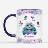 5987MUS2 personalized turtle mug with names gifts for grandma mom 5987M3QNA