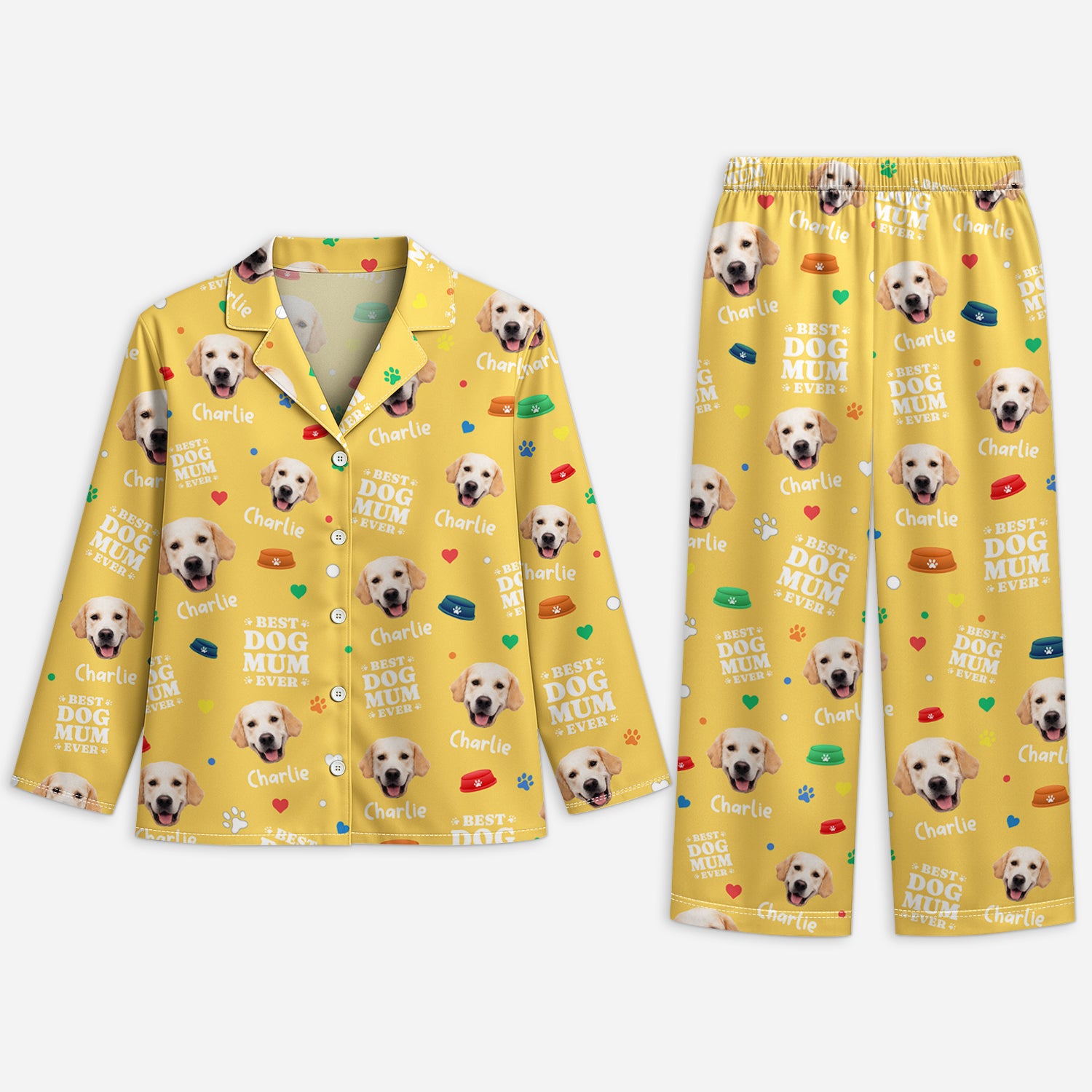 6009VUS1 personalized pajamas with dog face best dog mom ever gifts 6009V8MNC