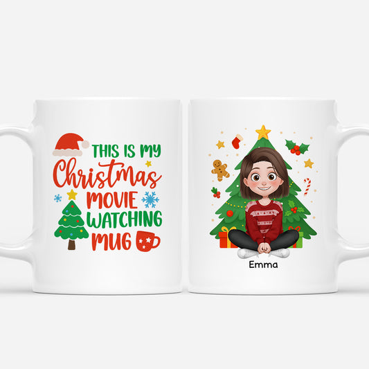 6025MUS1 this is my christmas movie watching mug custom gifts for him her 6025MTQMA