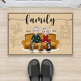 6039DUS2 cat welcome doormats personalized gifts for couples with cats 6039D6HND