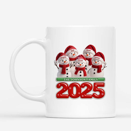 6058MUS1 snowman family christma_s mug personalized gifts for family 6058M8TZI