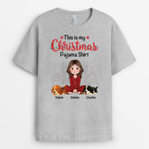 6063AUS2 this is my christmas pajama shirt custom gifts for dog lovers 6063A8LNC