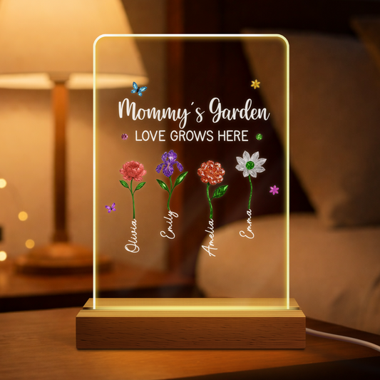 6082LUS1 personalized night light mothers day garden gifts_ for grandmamom 6082l6h5a