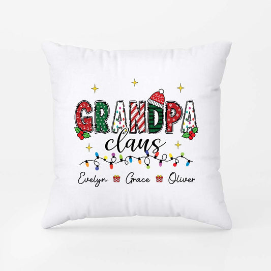 6086PUS1 grandpa claus pillow personalized christmas gifts for grandparents_ 6086PTQMB