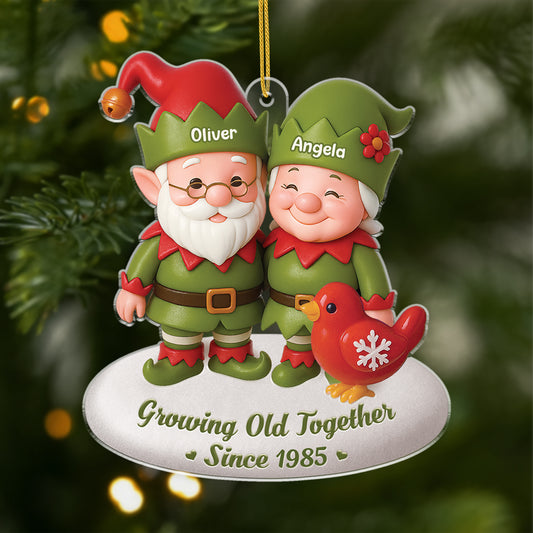 6092OUS1 3d printing effect acrylic growing old together since ornament custom xmas gifts_ for couples 6092OKHZG