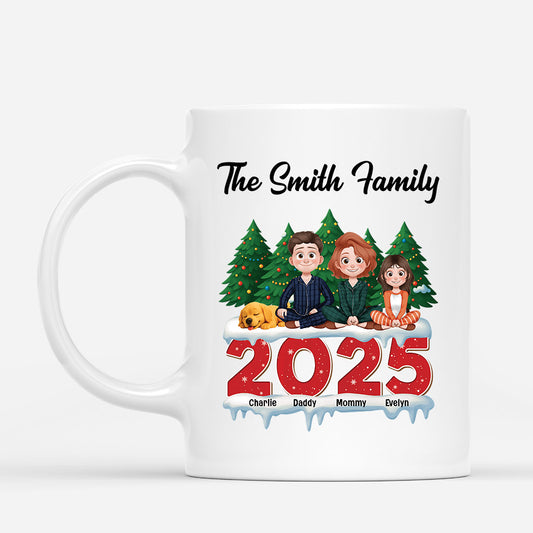 6122MUS1 personalized family name mugs christmas gifts for family 6122MKQMI
