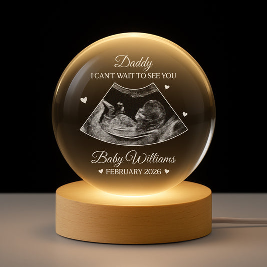 6137LUS1 crystal ball lamp with photo personalized newborn gifts 6137L3LMB_1