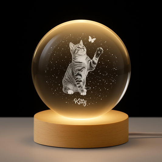 6141LUS1 personalized memorial lamps_ crystal ball lamp with photo 6141L6VCD