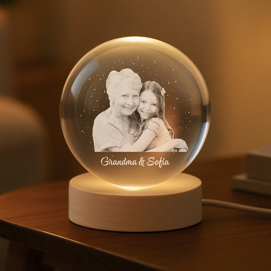 6141LUS2 personalized memorial lamps_ crystal ball lamp with photo 6141L6VCD