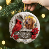 6146OUS2 3d printing effect acrylic xmas ornaments custom memorial photo gifts 6146O6VAA