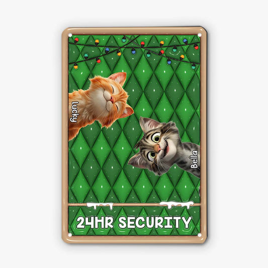 6153EUS2 3d printing effect custom metal signs christmas gifts for cat lovers 6153ETVAD