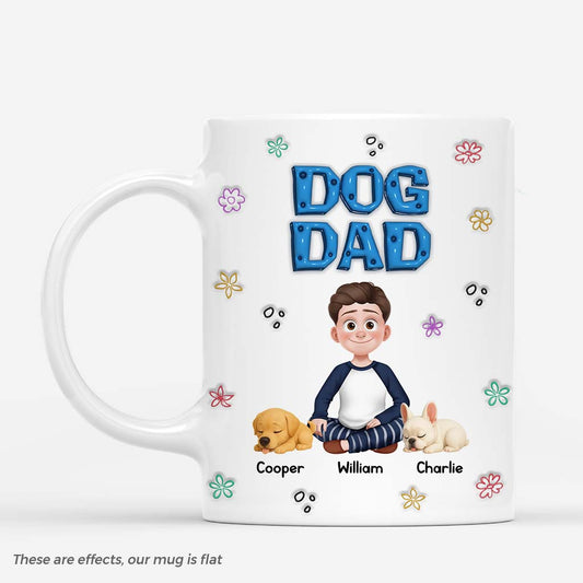 6169MUS1 3d printing effect personalized dog dad mug dog lover present 6169M8VMC