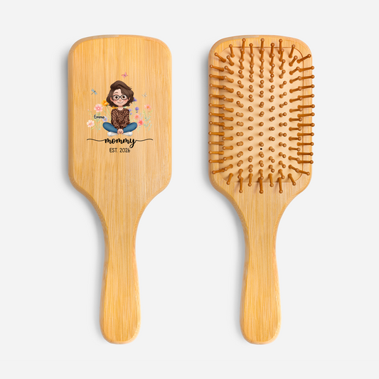 6178AUS1 custom uv printed bamboo hairbrush unique gifts for momdad 6178aq3tca