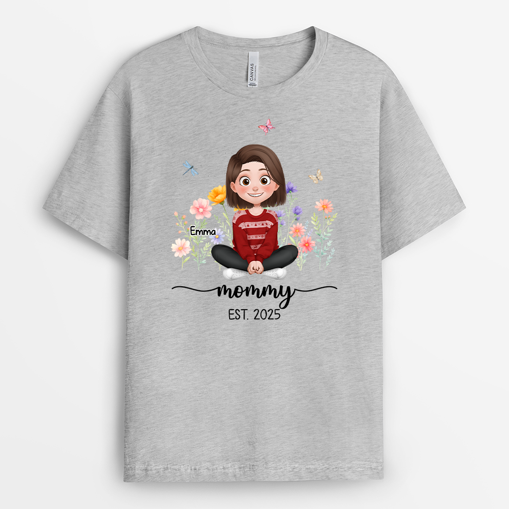 6178AUS2 dad mom est shirt_ personalized gifts for mom and dad 6178A3TCB