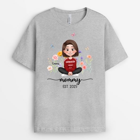 6178AUS2 dad mom est shirt_ personalized gifts for mom and dad 6178A3TCB