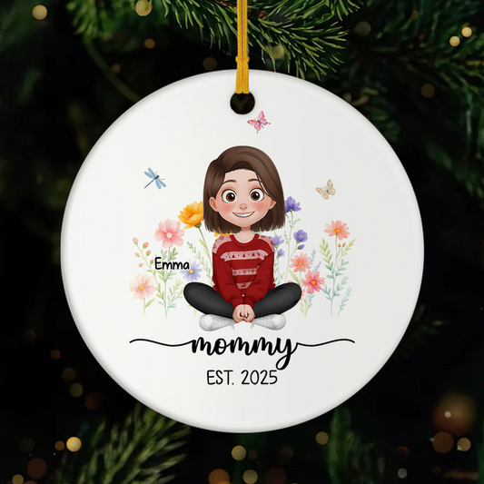 6178OUS1 ceramic dad mom est ornament_ custom gifts for mom and dad 6178O3TCB_b8a83efa 74d5 401b ab9a d06bb2ea8b50