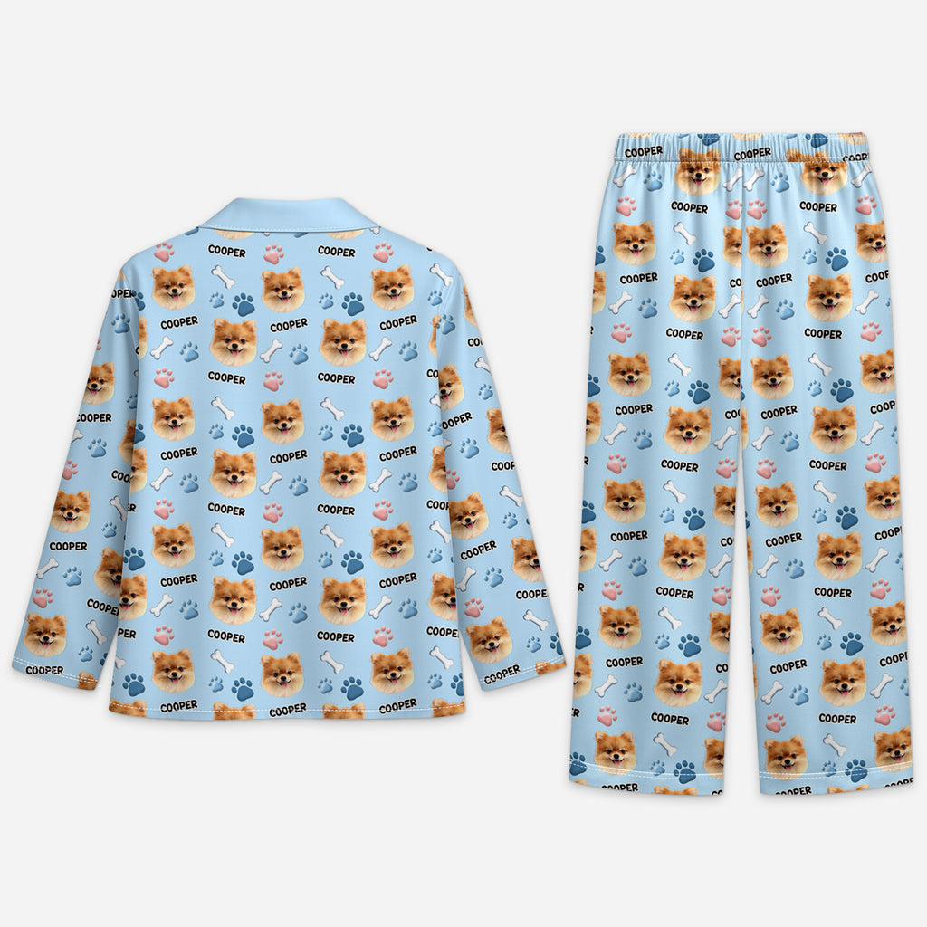 6190VUS2 3d printing effect custom pajamas with dog face dog lover gifts 6190V8XQC